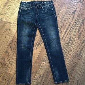 Miss Me Dark Blue Skinny Jeans